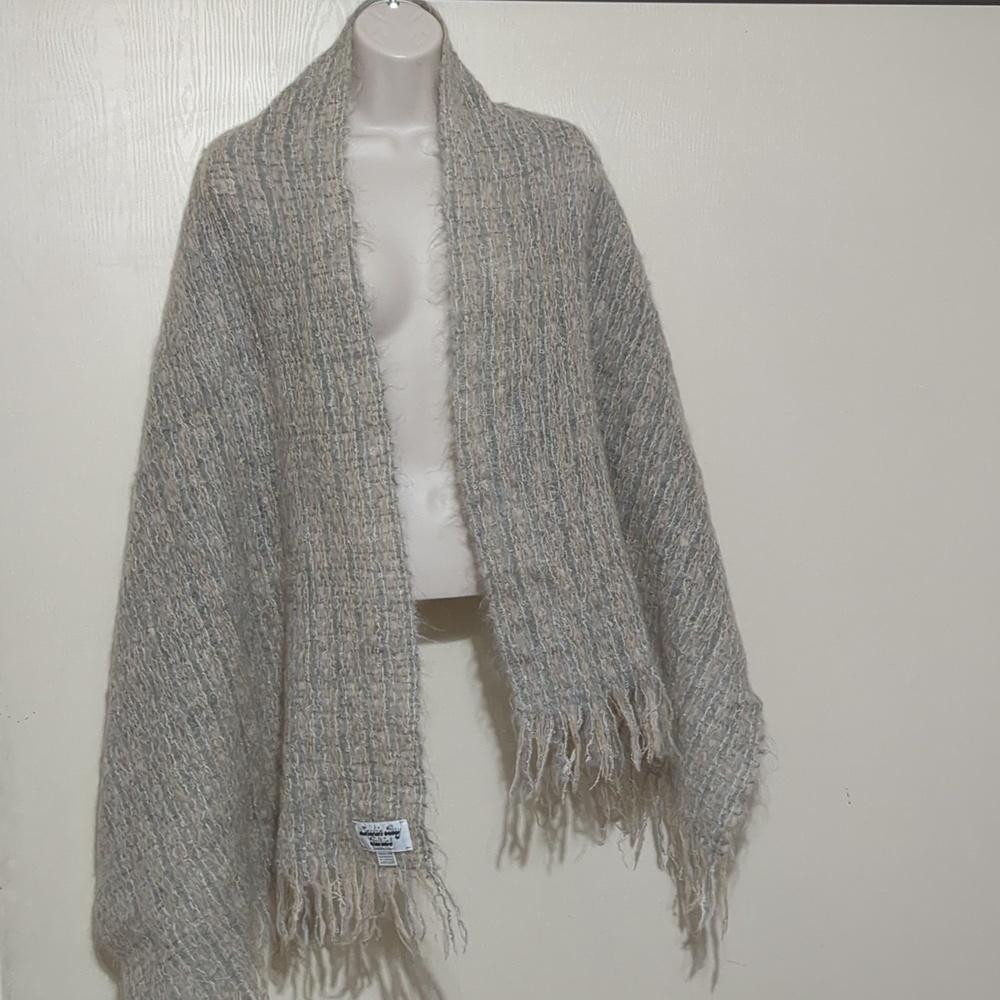 Linekin bay fabrics Handwoven shawl scarf